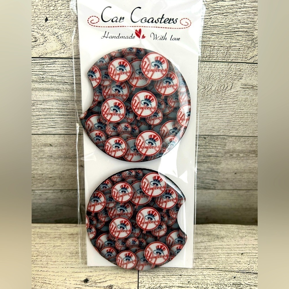 New York Yankees Handmade Car Coasters